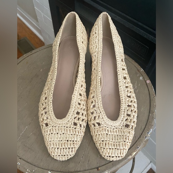 Massimo duty raffia macrame pumps - Picture 4 of 5